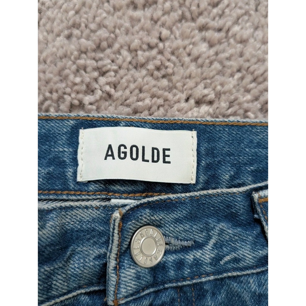 NWT Agolde Jeans Womens 28 (Fits 30x29) 90s Pinch Waist High Rise Circulate Wash - Picture 5 of 16